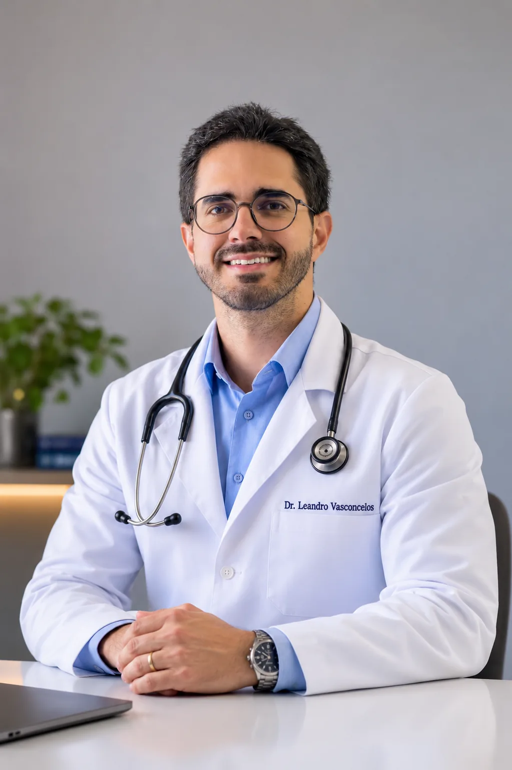 Dr. Leandro Vasconcelos, nefrologista em Recife